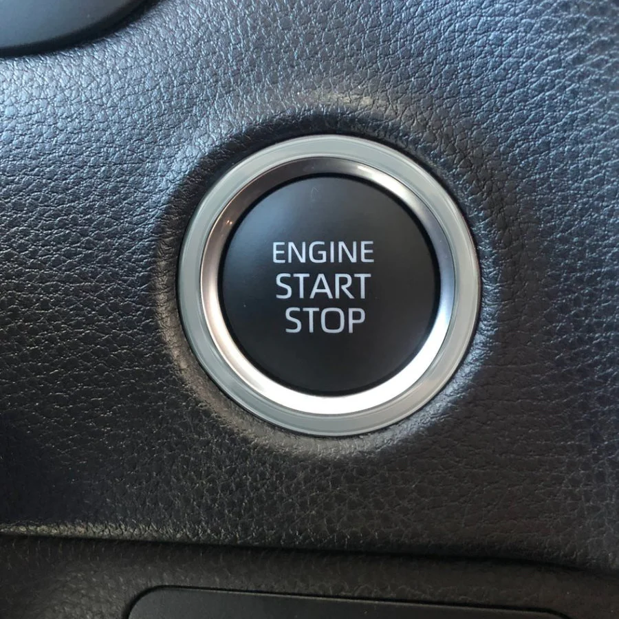 Tufskinz Push to Start Button Accent Trim Overlay for Tundra (2022-2026) - Image 6