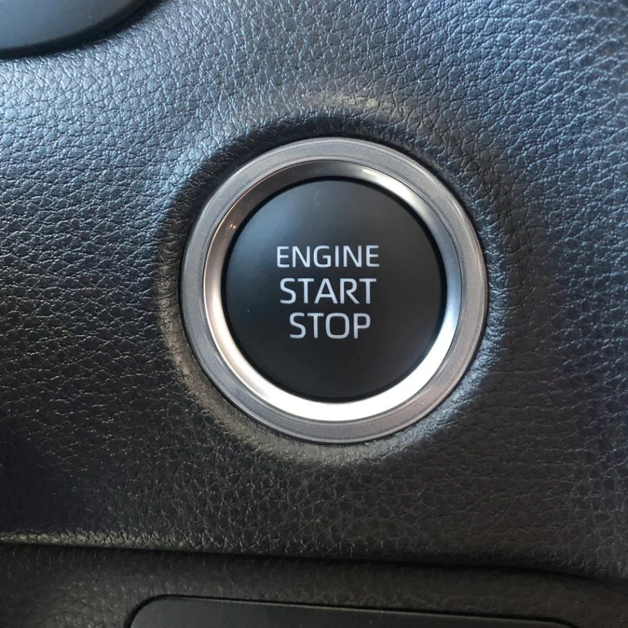 Tufskinz Push to Start Button Accent Trim Overlay for Tundra (2022-2026) - Image 7