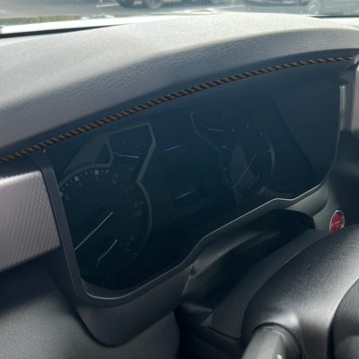 Tufskinz Upper Instrument Gauge Cluster Accent Trim Overlay for Tundra (2022-2026) - Image 3